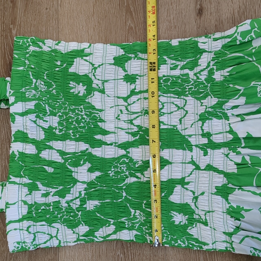 Rails Green and White Seville Floral Midi Dress - Picture 8 of 10